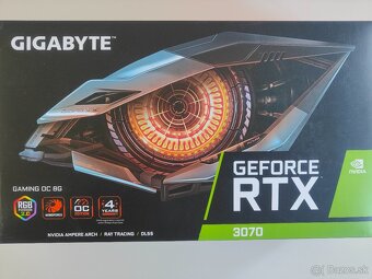 Predám grafickú kartu Nvidia GeForce RTX 3070 , 8GB GDDR6