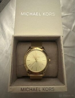 Predám original nove MK hodinky v zlatej farbe model 3282