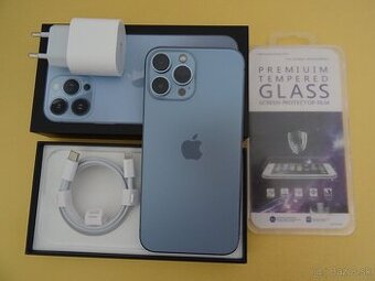iPhone 13 PRO MAX 128GB BLUE- ZÁRUKA 1 ROK -VELMI DOBRÝ STAV
