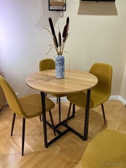 Jedálenský stôl okrúhly 80 cm