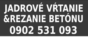 Ponúkam diamantové Vrtanie a rezanie všetkých materiálov