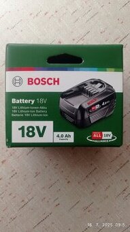 Akumlátor Bosch 18V 4Ah