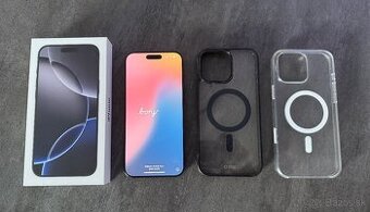 Apple iPhone 16 Pro Max 512GB Black - 100% batéria