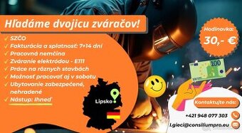 Hľadáme dvoch zváračov E111.