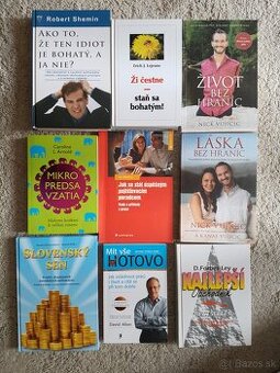 Motivačné knihy na sebarozvoj, pre obchodníkov