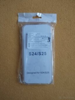Priehľadný obojstranný kryt na Samsung Galaxy S24