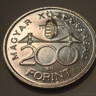 PREDÁM INVESTIČNÉ STRIEBORNĚ MINCE 200 FORINT