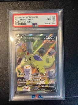 Pokemon - Tyranitar V battle styles / PSA 10