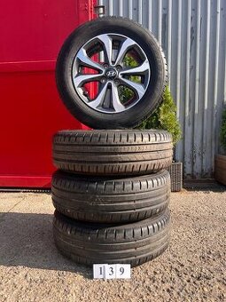 Predám letnú sadu kolies Hyundai i20 4x100 R15, 185/65R15