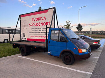 Auto na reklamu / Reklamné auto - Ford Transit valník