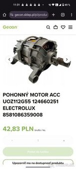 Elmotor do práčky Electrolux,Ardo