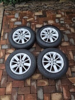 5x112 R15 - 195/65 Zimná komplet sada disky + pneumatiky