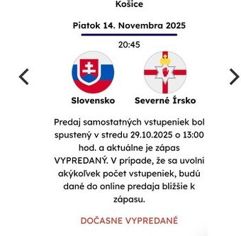 Slovensko - Severne Írsko