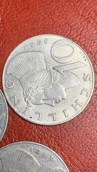 10 schillingove mince ( striebro)