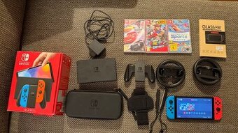 Predam Nintendo switch oled s prislusenstvom