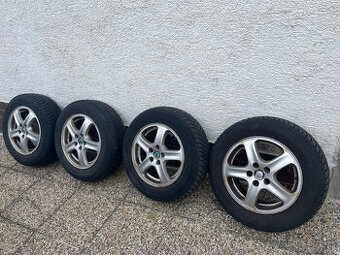 Kolesá 5x100 s celoroč. pneu 195/65 R15 zo Škoda Octavia I