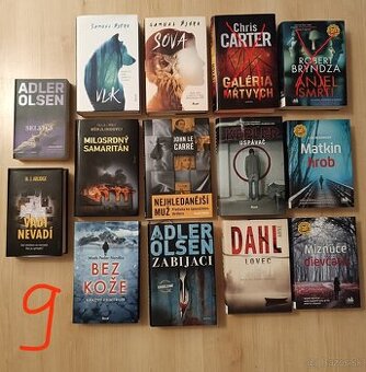 Predam krimi knihy (detektivky)