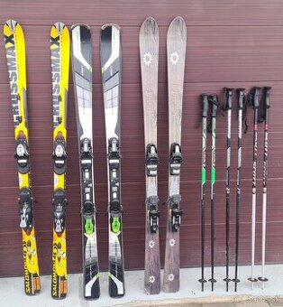 Lyže + palice - cena v texte