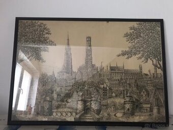 Katedrála,France,78x54cm