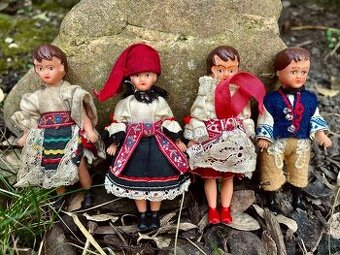 Zberateľské bábiky 4ks