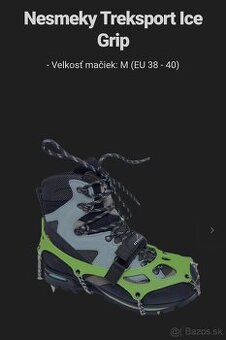 Mačky na zimnú turistiku veľM - 38-40 Nové