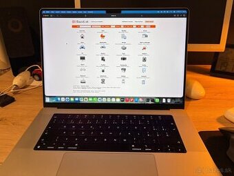 MacBook m2 pro 16”, bez skrabancov, 93% batéria