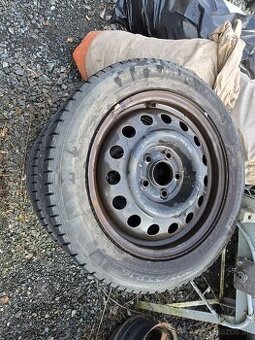 Plechové disky 5x114.3 + letné pneu 205/55r16