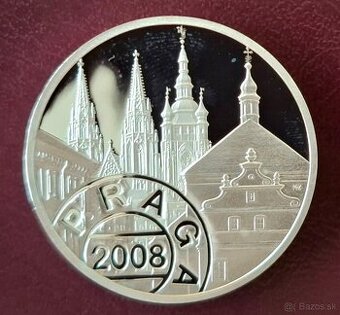 Praga 2008 pamätná medaila k Svetovej výstave poštových znám