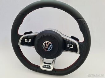 VOLANT VOLKSWAGEN R RLINE kožený ČERVENÉ PREŠÍVANIE
