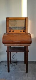 Gramofón, rádio, písací stroj, hodiny - 1