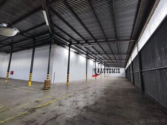 na prenájom nevykurované plechové sklady od 55 do 770 m2
