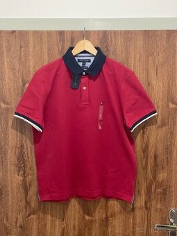 Pánska červená polokošeľa Tommy Hilfiger