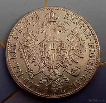 Mince - Predám 1 Florin 1879 František Jozef I.