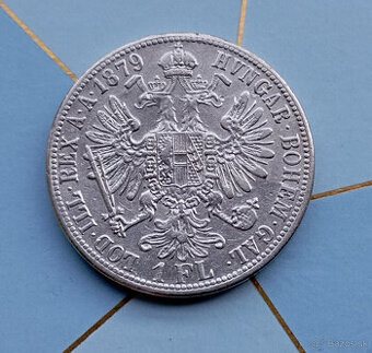 Mince - Predám 1 Florin 1879 František Jozef I.