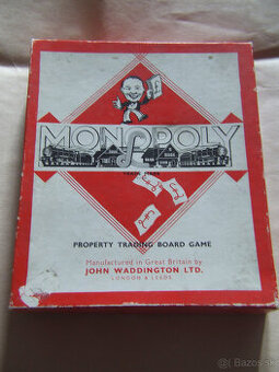 Stará hra MONOPOLY  50 roky. bez hracej dosky