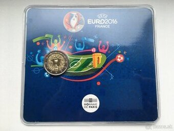 2 euro Francúzsko BU karta 2016 - UEFA FRANCE 2016