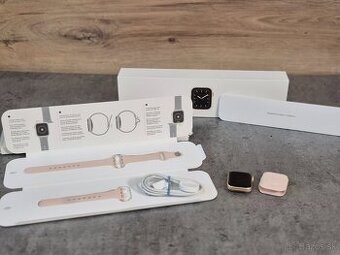 Apple Watch 5 40mm Gold Aluminium Pink Sand - TOP stav