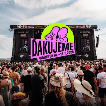 PREDÁM 2x lístok na FESTIVAL POHODA 2025