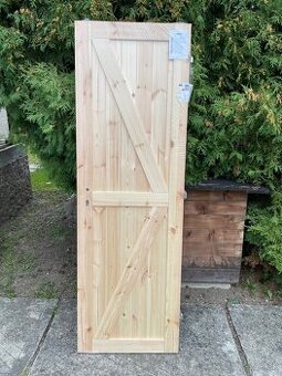 2x dvere RADEX borovica nové 60 cm pravé