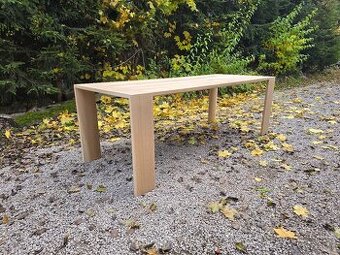 Jedálenský stôl,  masív dub 2200x880,750