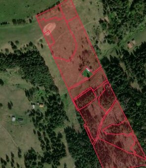 POZEMOK v Celosti 67 000m2, Potok, Elektrika, Stavebné Povol