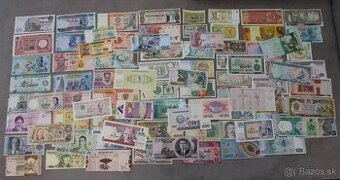 Unc bankovky mix svet 85 kusov/85 krajín