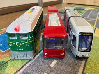 Set - Trolejbus, lokomotíva a električka