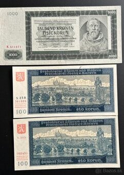 Bankovky Protektorát ČaM - 1