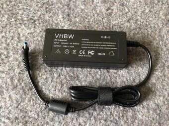 Nabíjačka na notebook HP 19,5V 3,33A 4,62A modrá tenká .