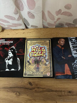 Predám DVD Amy winehouse, Wild Style, Dave chappelle