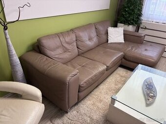 Kozeny designovy gauc s otomanom (mensie rozmery)