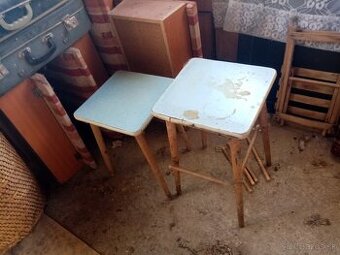 Retro stoličky, kufre