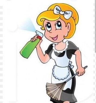 Upratovanie domov, bytov alebo apartmánov