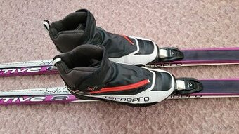 Predám kvalitný bežkársky set Techno Pro,topánky42,lyže191cm